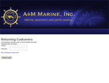 Tablet Screenshot of ammarine.com